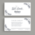 design gift card, gift voucher, postcards, invitation cards