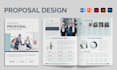 design business brochure company profile, flyer and proposal