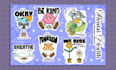 design outstanding cartoon sticker artwork