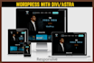 create a responsive wordpress website using elementor, divi, or astra pro
