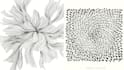 hand draw a seamless abstract line art pattern