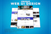 design PSD web template or landing page