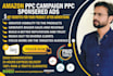 setup, optimize and manage amazon PPC ads campaign