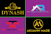luxury 3d logo design, professional brand identity, initials, monogram creation
