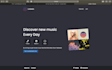 design music website using HTML, CSS