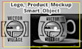 do a new PSD mockup with smart objects layers