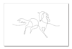 do illustration with continuous line art within 6 hour
