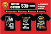 do trendy custom and bulk t shirt designs