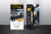 design creative roll ups, banners, billboards and signs