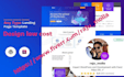 build wordpress website, landing page, one page lander using elementor