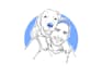 draw minimalist flat line art portrait illustration