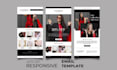design a responsive email template in HTML, email signature
