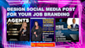 create professional instagram fb post design for your brand