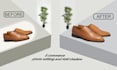 e commerce photo editing remove background add shadow