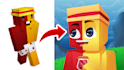 turn your minecraft skin into a cartoon avatar