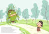 do childrens book illustration and pop up book