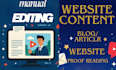 rewrite an article and blog post