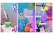 make a unique vaporwave artwork