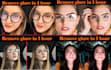 fix glare and reflections from eyeglasses photos