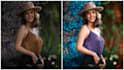 do professional outdoor portrait retouching