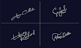 make unique handwriting signature logo design