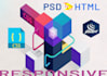 convert psd to html, sketch to html, xd to html, figma to html css bootstrap