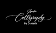 design clean luxury calligraphy signature logo design