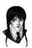 draw some simple goth or dark illustration