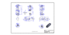 create 2d technical detailed drawings in dwg and dxf files