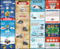 create an engaging roadmap flowchart and infographic design