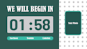 create custom live countdown timer video clock up to 30 min