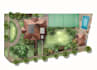 draw landscape sketch, colored site plan, custom map illustration