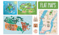 draw custom travel illustrated vector map design
