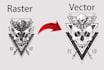 raster to vector illustration or recreate any image