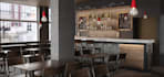 design café, restaurant, bar and lounge in 2d and 3d