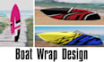create high level boat wrap design in 24 hours