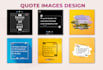 design your image with a quote and awesome frame