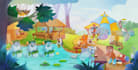 create a children book illustration