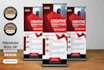 design modern retractable, stand, wall, street, x stand, pull up, roll up banner