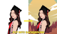 draw vector art portrait illustration for gift in 24 hours