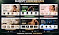 do shopify store design, redesign shopify website, shopify dropshipping store