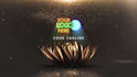 create golden lotus flower logo animation