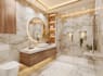 design a luxury 3d bathroom interior and render