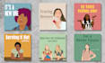 draw minimalist cartoon based podcast cover art