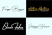 design signature, cursive, handwriting  logo