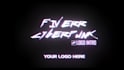 create glitchy cyberpunk logo intro