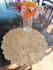 make a delicate large size crochet doily