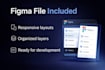 design a modern website or landing page UI in figma