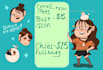 create profile pictures, chibis, and sticker designs