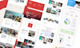make a modern, clean and responsive website design
